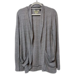 Volcom Cardigan Long Sleeve Sweater Gray Size M/12